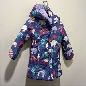 Colorful Animal Print Puffer Hatley Coat